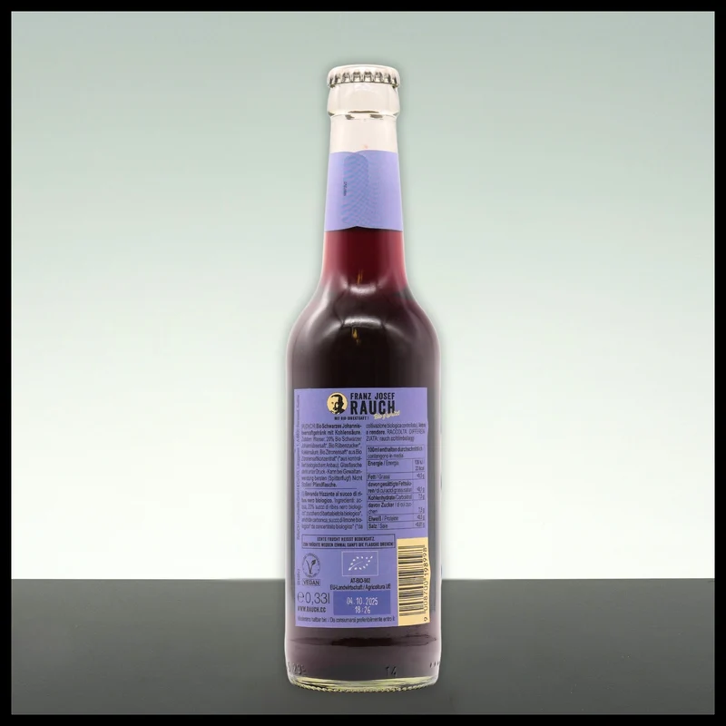 Rauch Bio Schwarze Johannisbeere G'spritzt 0,33L