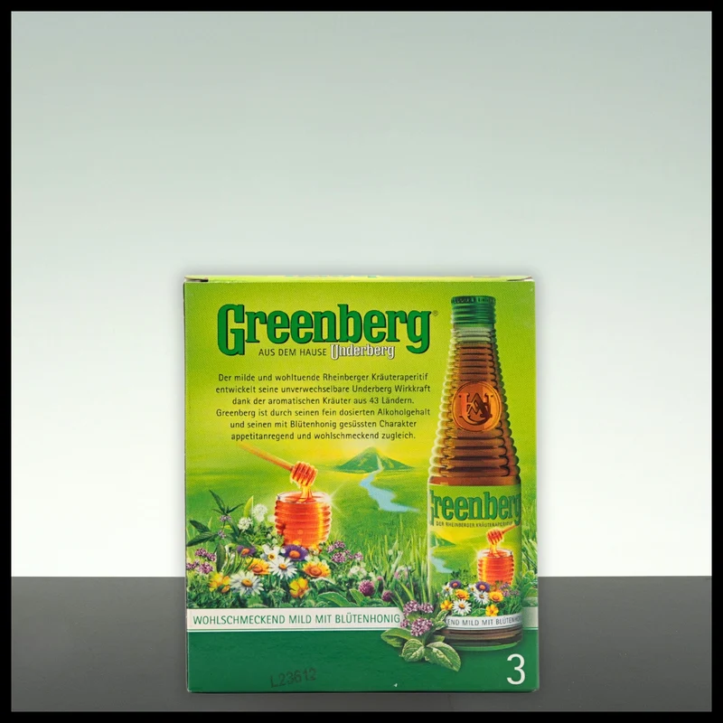 Greenberg Kräuterlikör by Underberg 3x 0,04L - 22% Vol.