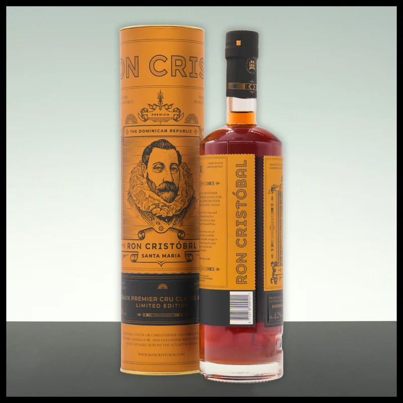 Ron Cristobal Bordeaux Premier Cru Red Wine Cask Limited Edition Rum 0,7L - 42% Vol.