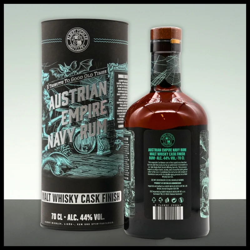 Austrian Empire Navy Rum MALT WHISKY CASK Finish 0,7L - 44% Vol.