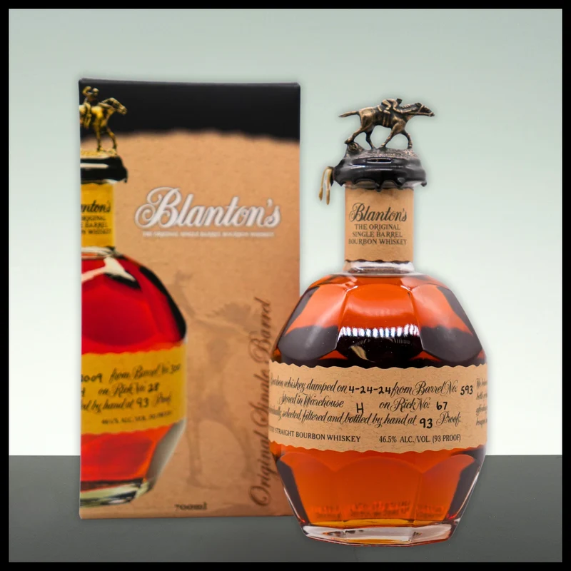 Blanton's Original Single Barrel Bourbon Whiskey 0,7L - 46,5% Vol.