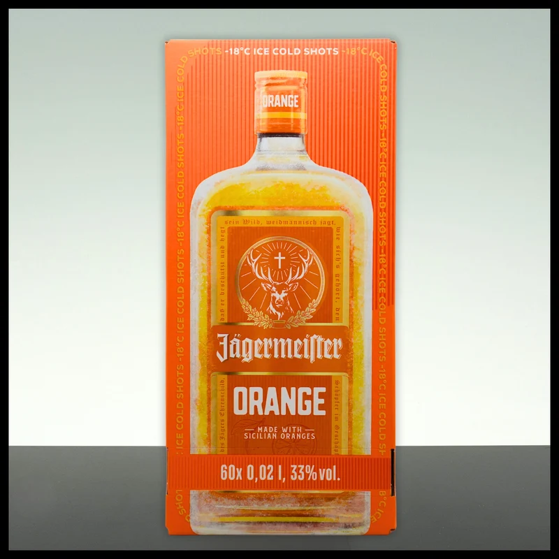 Jägermeister ORANGE Automat 60x 0,02L - 33% Vol.