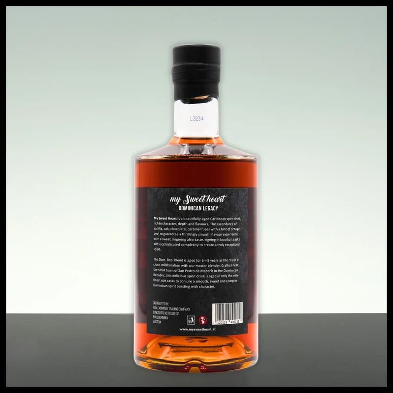 My Sweet Heart Dominican Legacy Vanilla & Marzipan 0,7L - 40% Vol.