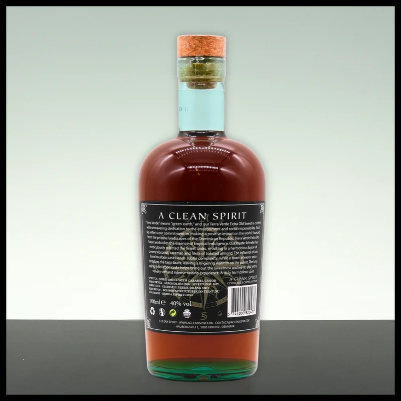Terra Verde XOS Extra Old Sweet Rum Spirit 0,7L - 40% Vol.