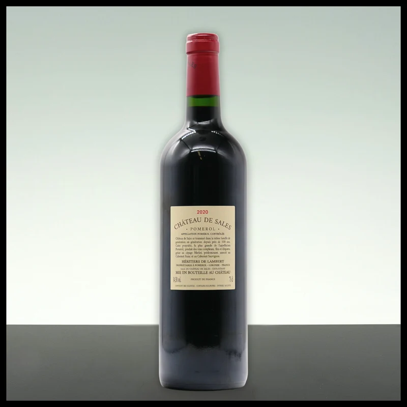 Chateau de Sales Pomerol 2020 0,75L - 14% Vol.