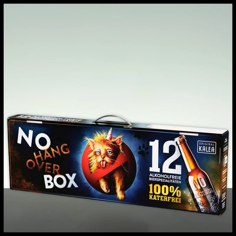 No Hangover-Bierbox mit 12 alkoholfreien Bieren 12x 0,33L
