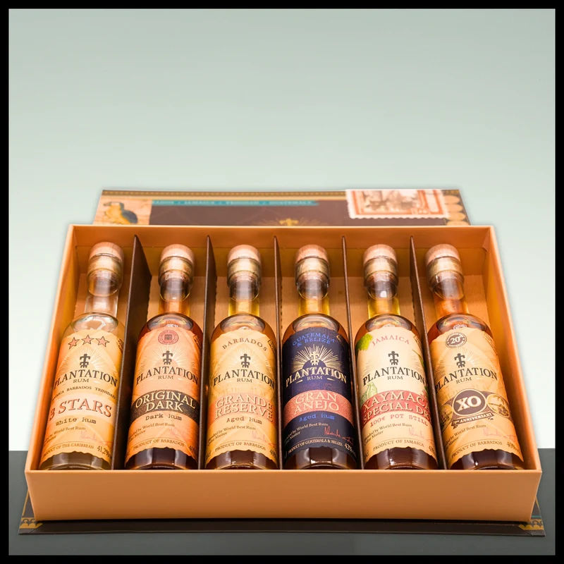 Plantation EXPERIENCE BOX Artisanal Rum 6x 0,1L - 41% Vol.