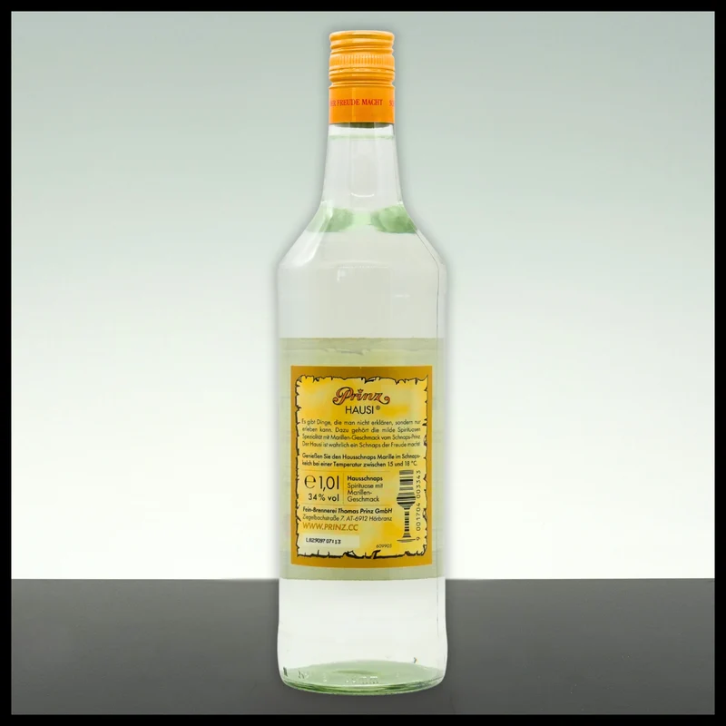 Prinz Hausschnaps Marille 1L - 34% Vol.