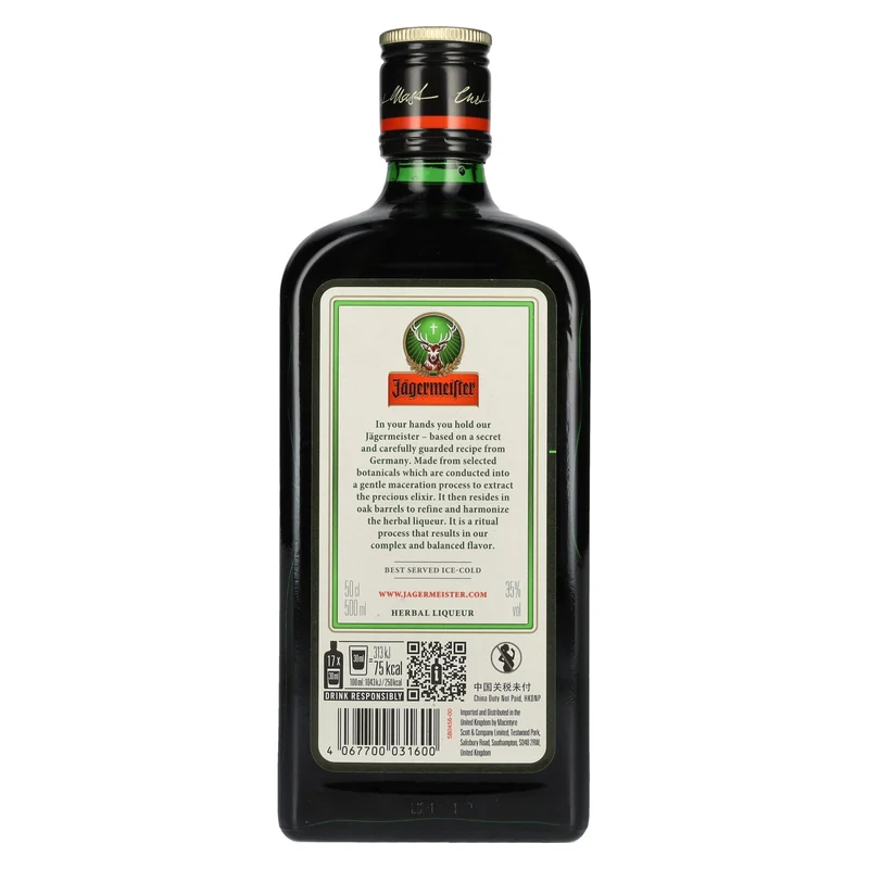 Jägermeister 35% Vol. 0,5l