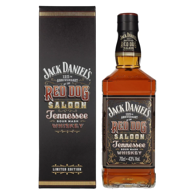 Jack Daniel's RED DOG SALOON Tennessee Whiskey 43% Vol. 0,7l in Geschenkbox