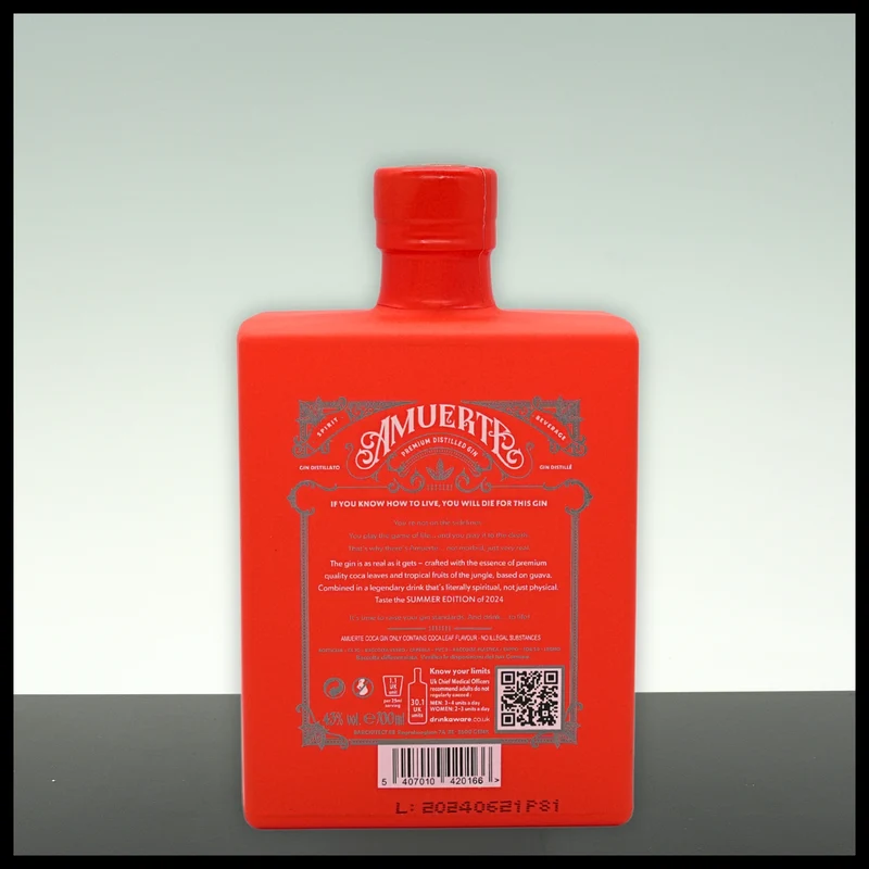 Amuerte Coca Leaf Gin Orange Limited Edition 0,7L - 43% Vol.