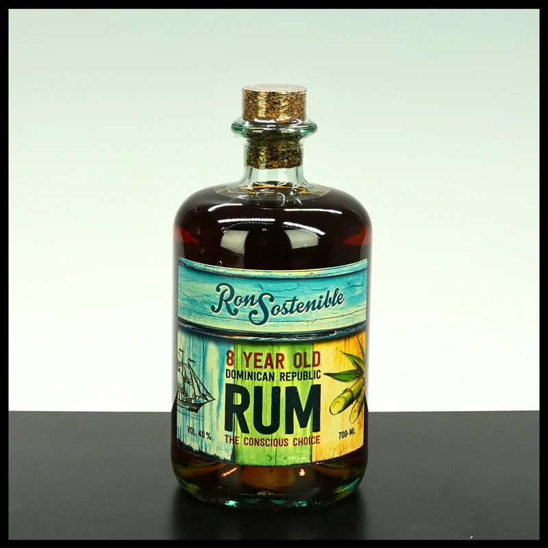 Ron Sostenible 8 YO Dominican Republic Rum 0,7L - 40% Vol.