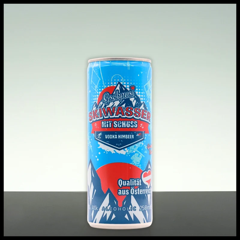 Gschpusi Skiwasser mit Schuss "Vodka-Himbeer" 0,25L - 4% Vol.