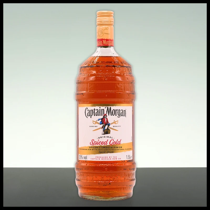 Captain Morgan Original Spiced Gold Barrel-Flasche 1,5L - 35% Vol.