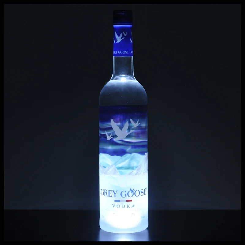 Grey Goose Vodka Northern Lights Edition mit LED 0,7L - 40% Vol.
