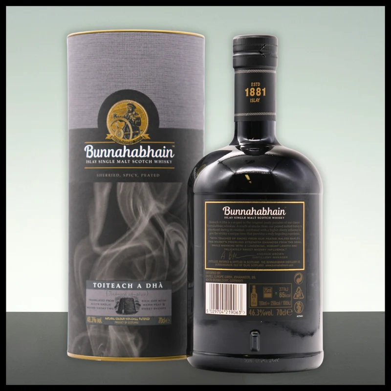 Bunnahabhain Toiteach A Dha Islay Single Malt Whisky 0,7L - 46,3% Vol.