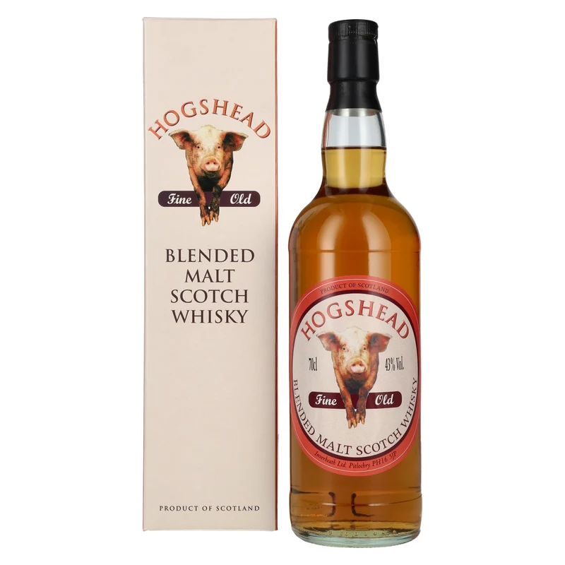 Hogshead Fine Old Blended Malt Scotch Whisky 43% Vol. 0,7l in Geschenkbox
