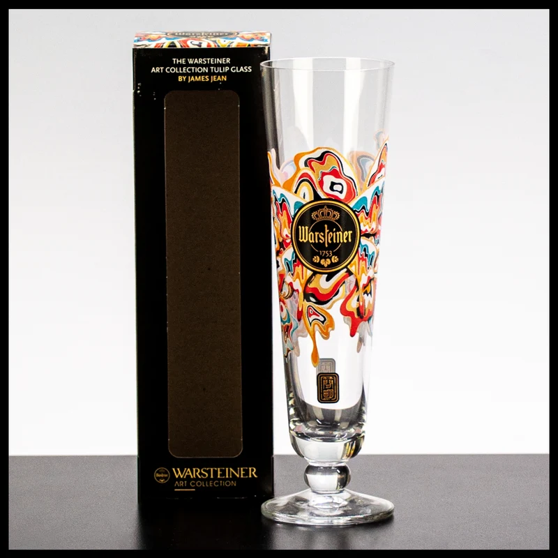 Warsteiner "Art Collection" Glas by James Jean mit Geschenkkarton