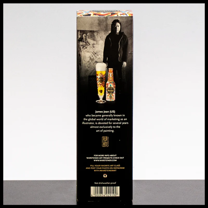 Warsteiner "Art Collection" Glas by James Jean mit Geschenkkarton