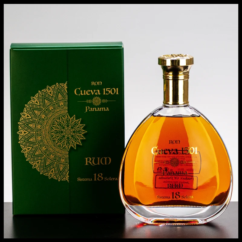 Ron Cueva 1501 Panama 18 YO Solera Rum 0,7L - 40% Vol.