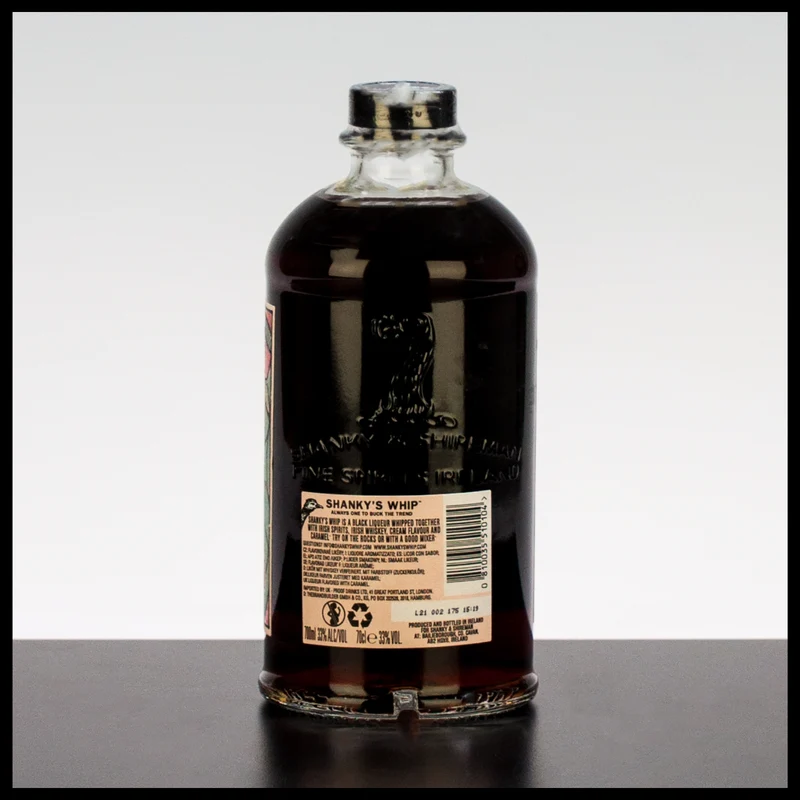 Shanky's Whip Original Black Irish Whiskey Likör 0,7L - 33% Vol.