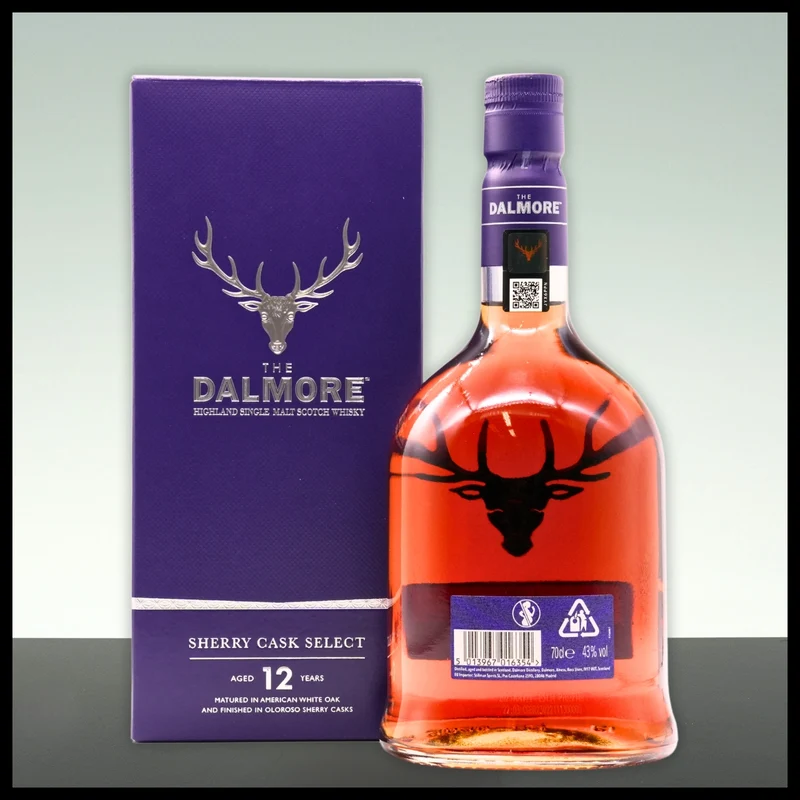 The Dalmore 12 YO Sherry Cask Select Whisky 0,7L - 43% Vol.