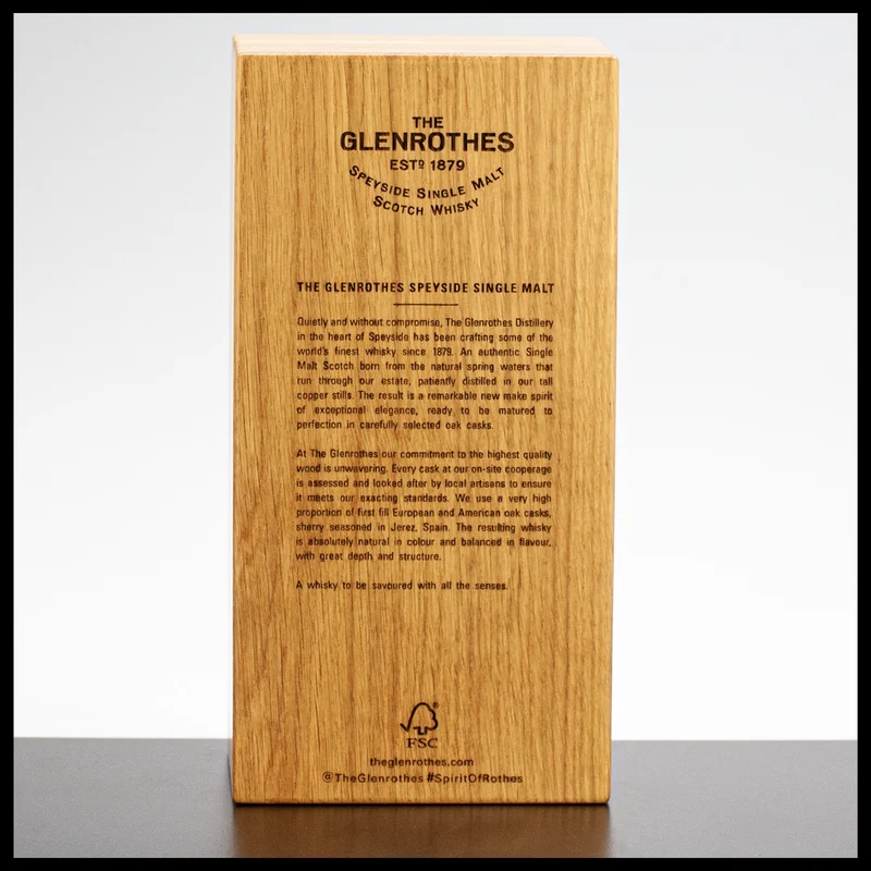 The Glenrothes 33 YO 1987 Single Cask Whisky 0,7L - 53,1% Vol.