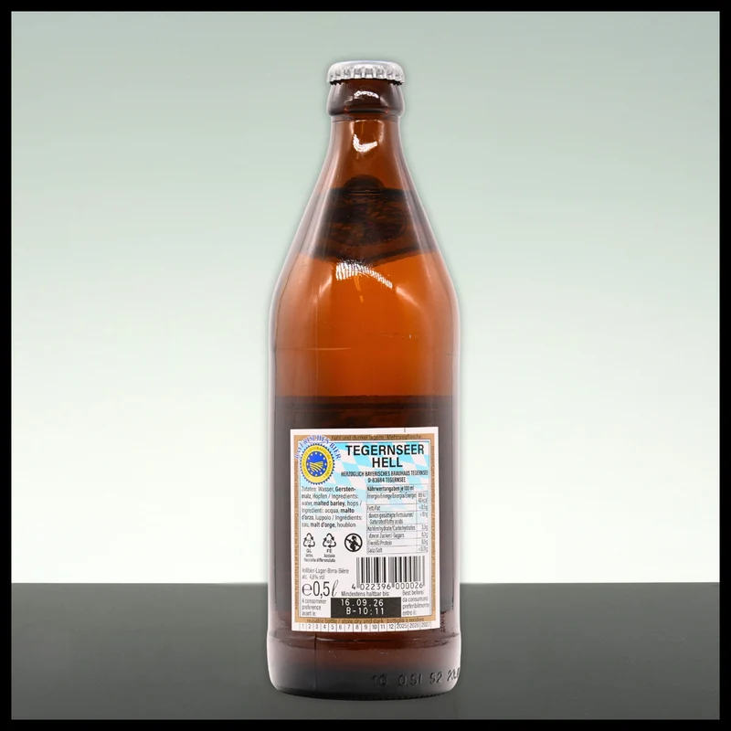 Tegernseer Hell 0,5L - 4,8% Vol.