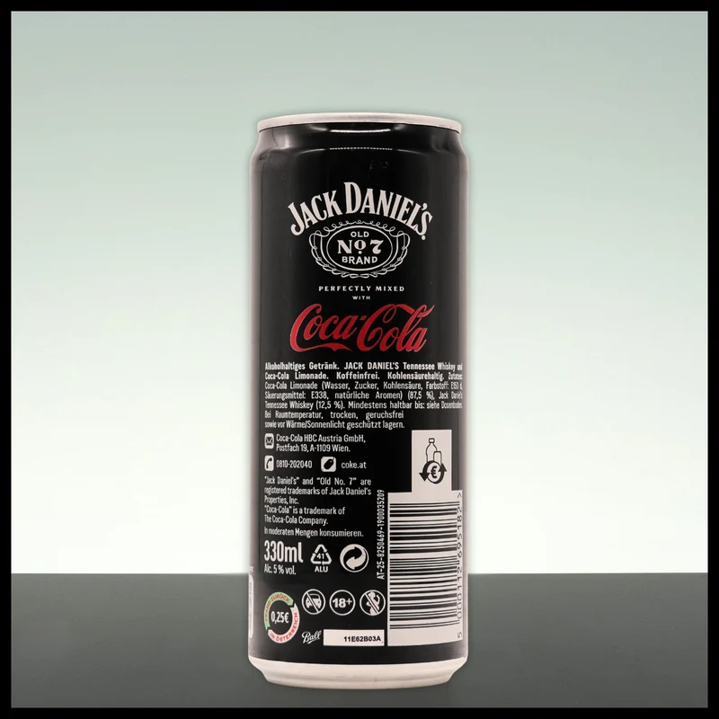 Jack Daniel's Tennessee Whiskey & COCA COLA 0,33L - 5% Vol.