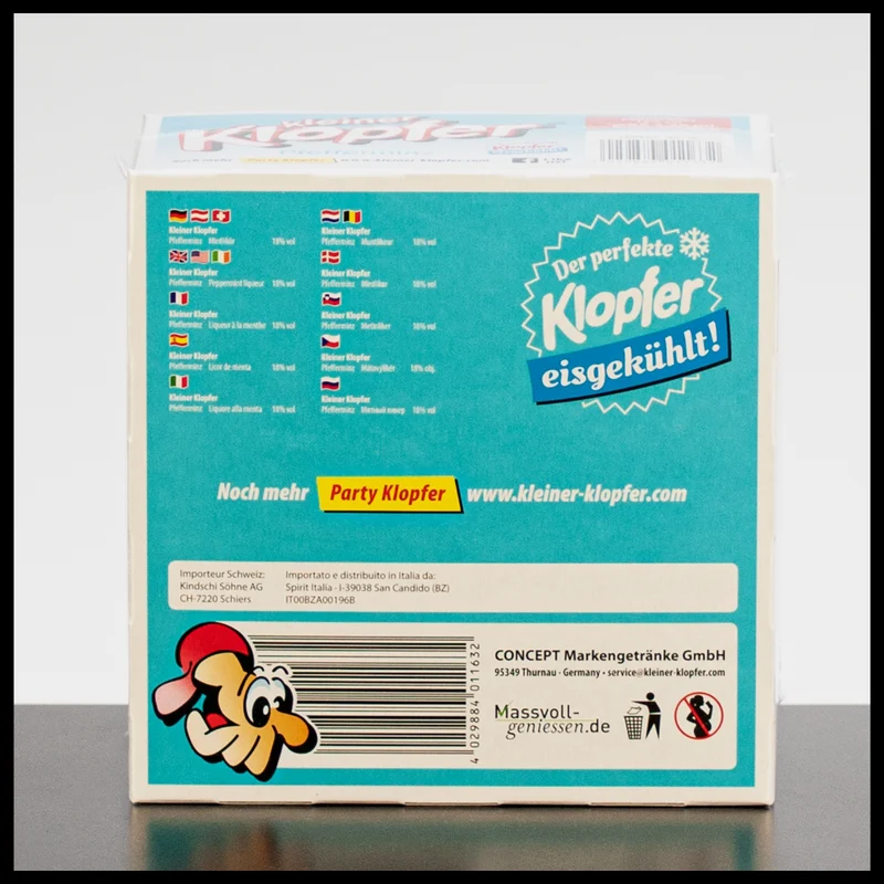 Kleiner Klopfer Pfefferminz 25x 0,02L - 18% Vol.
