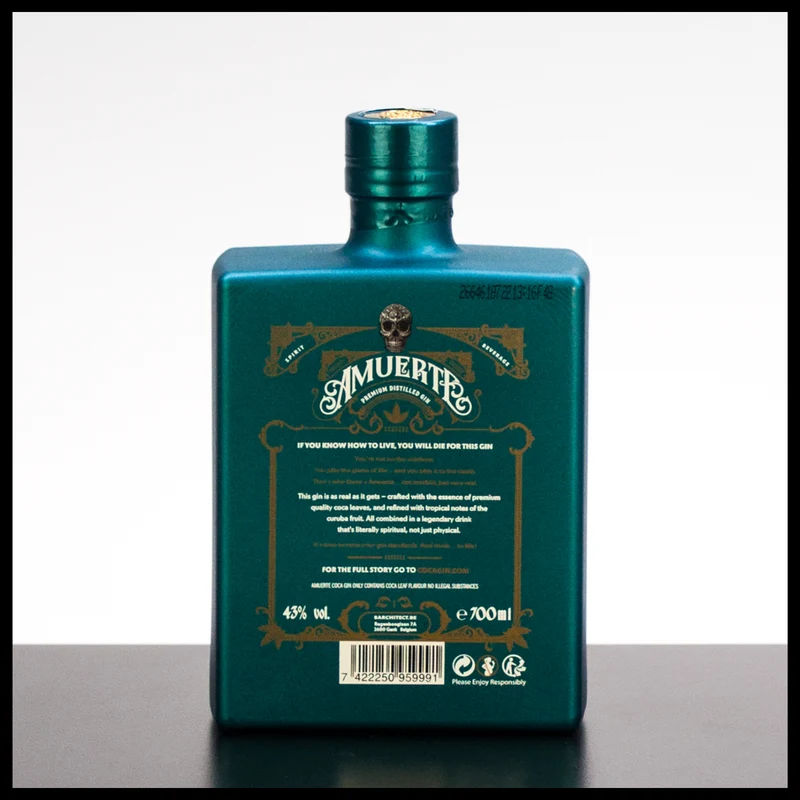 Amuerte Coca Leaf Gin Green Edition 0,7L - 43% Vol.