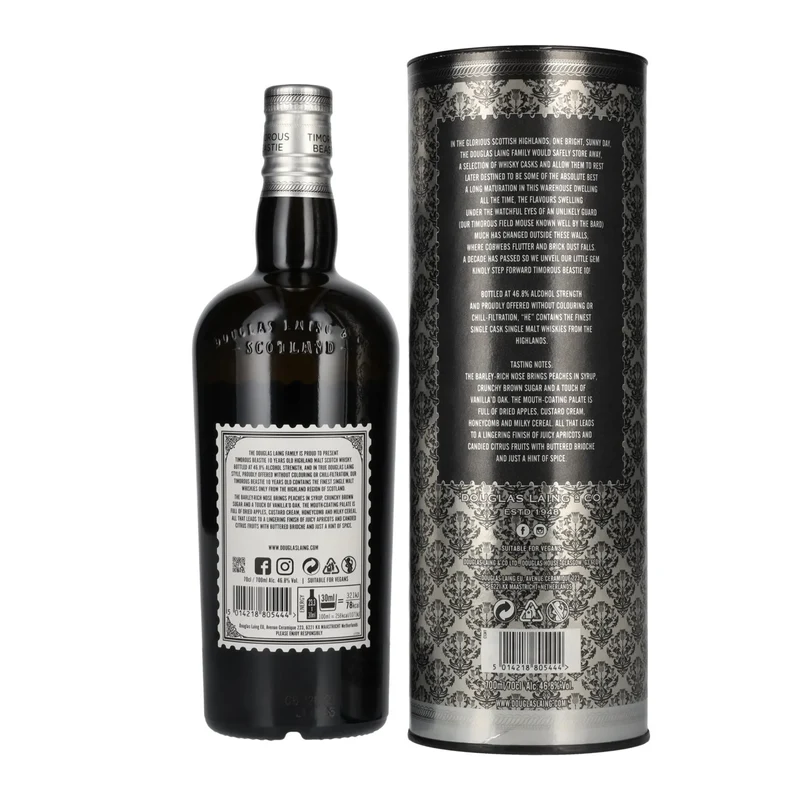Douglas Laing TIMOROUS BEASTIE 10 Years Old Small Batch Release 46,8% Vol. 0,7l in Geschenkbox