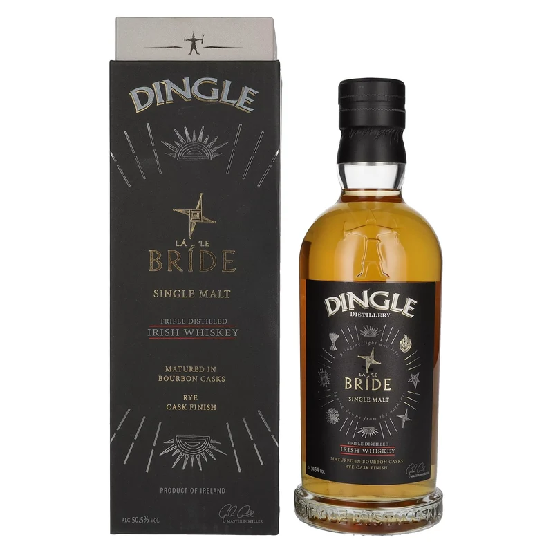 Dingle LÁ 'LE BRÍDE Single Malt Irish Whiskey Triple Distilled 50,5% Vol. 0,7l in Geschenkbox