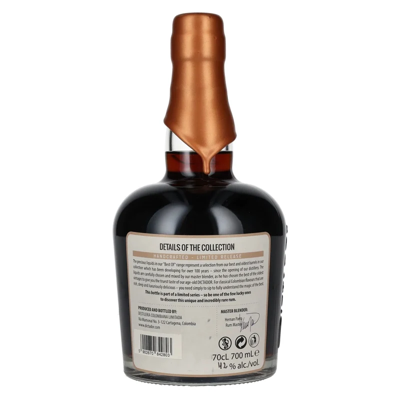 Dictador BEST OF 1979 EXTREMO Colombian Rum Limited Release 42% Vol. 0,7l