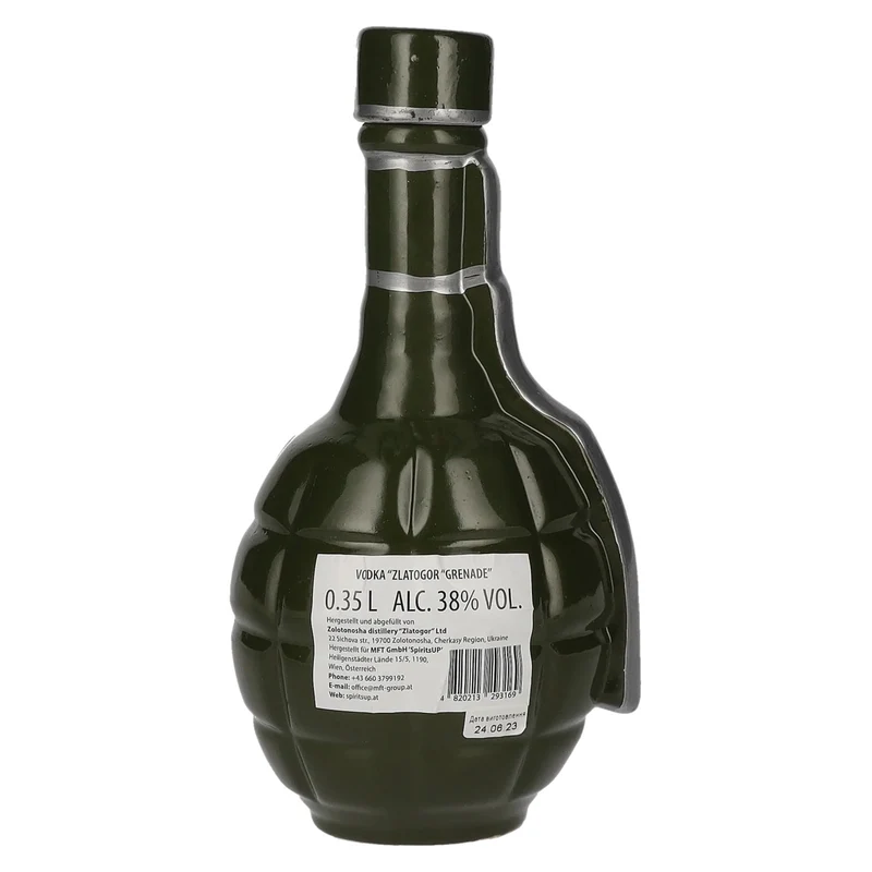 Zlatogor Grenade Vodka 38% Vol. 0,35l