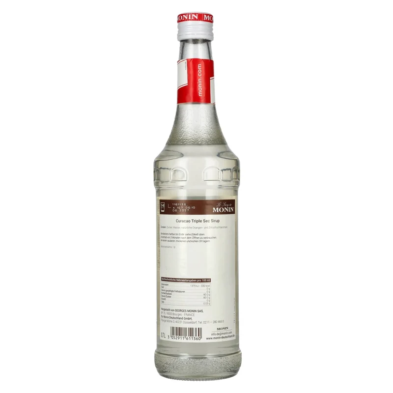 Le Sirop de Monin CURACAO TRIPLE SEC 0,7l