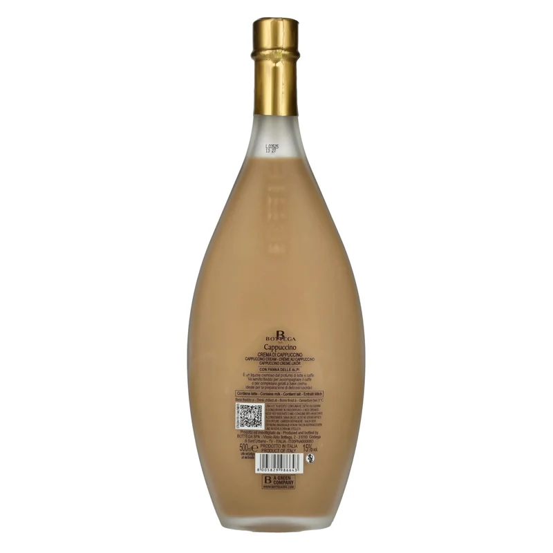 Bottega Crema di CAPPUCCINO Cream Liqueur 15% Vol. 0,5l