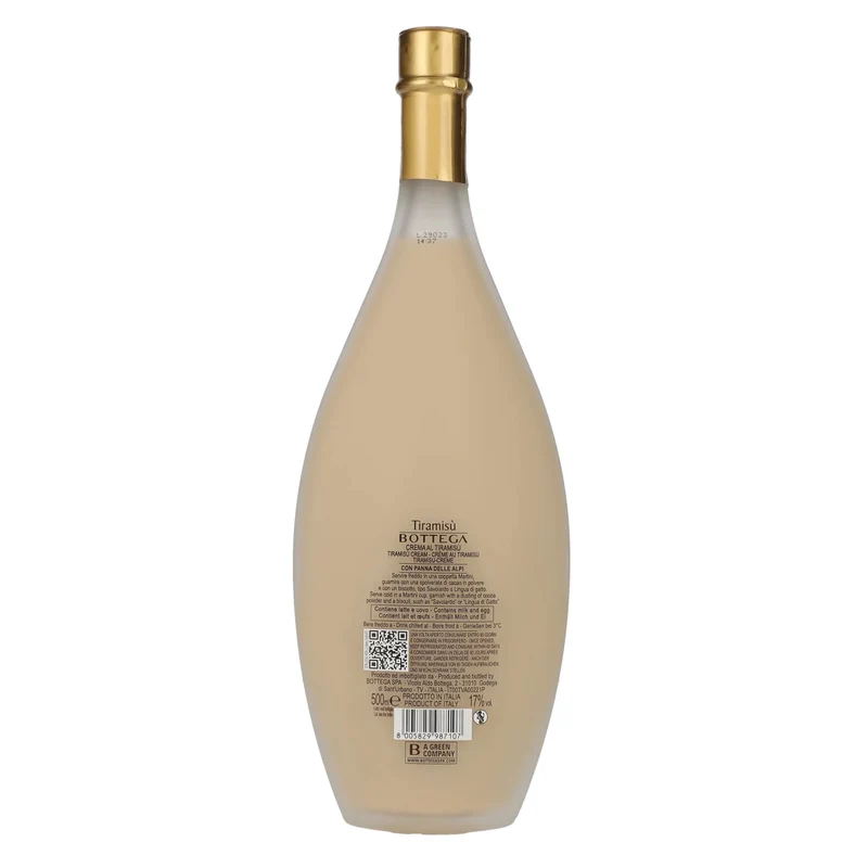 Bottega Crema al TIRAMISÙ Cream Liqueur 17% Vol. 0,5l