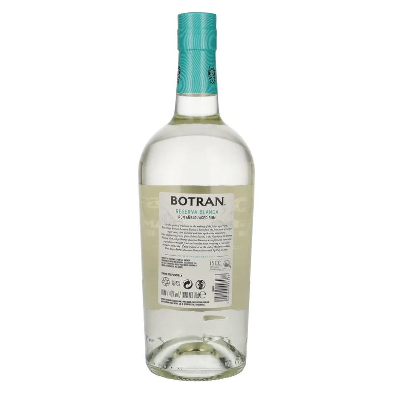 Botran Ron Añejo Reserva Blanca 40% Vol. 0,7l