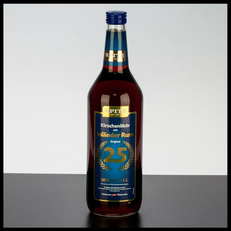 Spitz Kirschenlikör mit Inländer Rum 1L - 25% Vol.