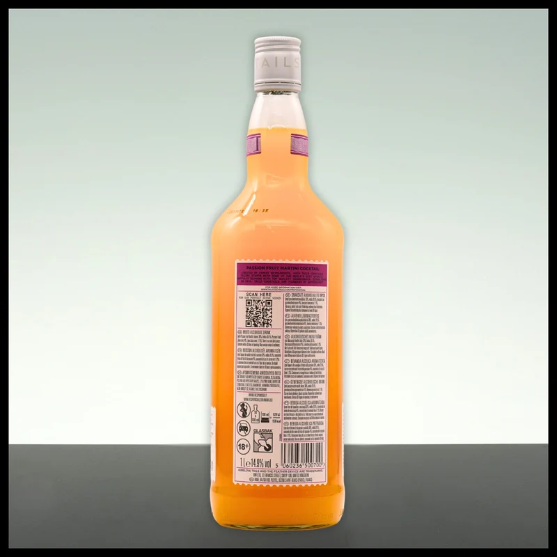 Tails Cocktails Passion Fruit Martini Cocktail 1L - 14,9% Vol.
