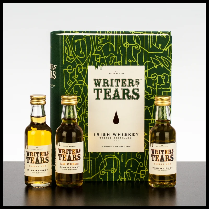Writer's Tears Irish Whiskey Geschenkset “Book” 3x 0,05L - 46,3% Vol.