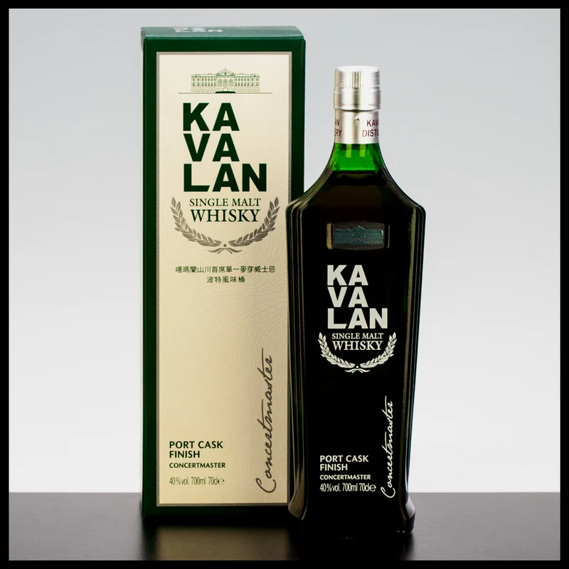 Kavalan Concertmaster Port Cask Finish Single Malt Whisky 0,7L - 40% Vol.