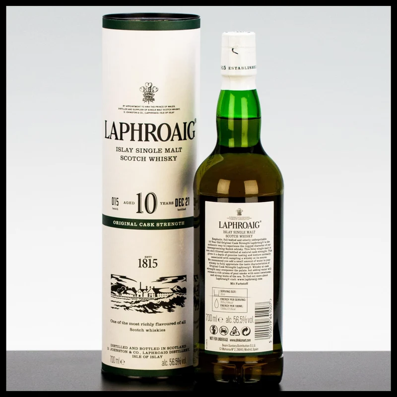 Laphroaig 10 YO Cask Strength 2021 Batch 15 0,7L - 56,5% Vol.