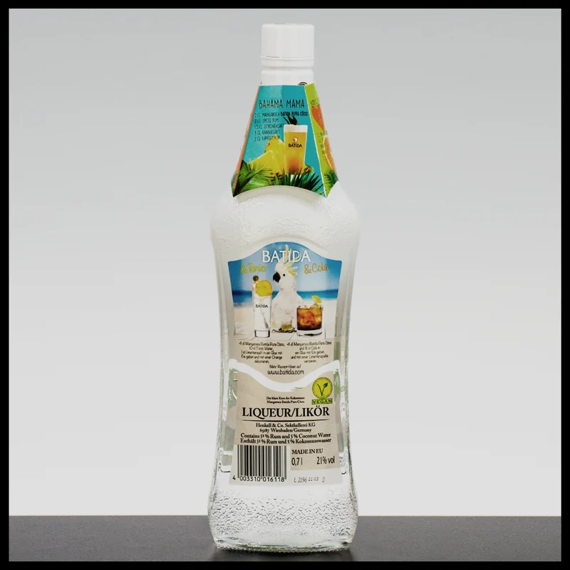 Batida Pura Coco 0,7L - 21% Vol.