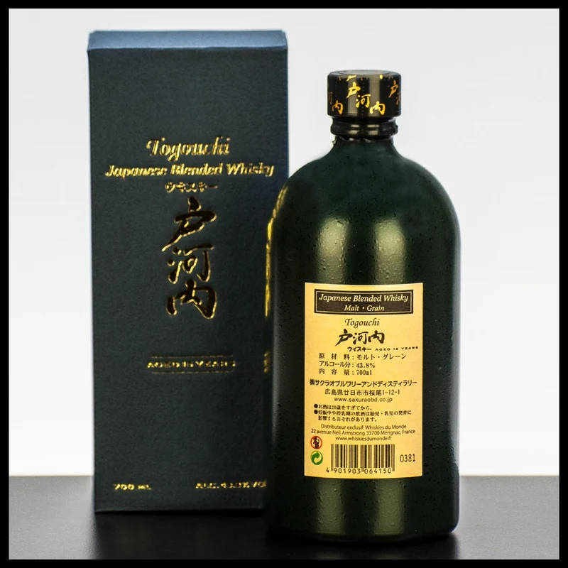 Togouchi 15 YO Japanese Blended Whisky 0,7L - 43,8% Vol.