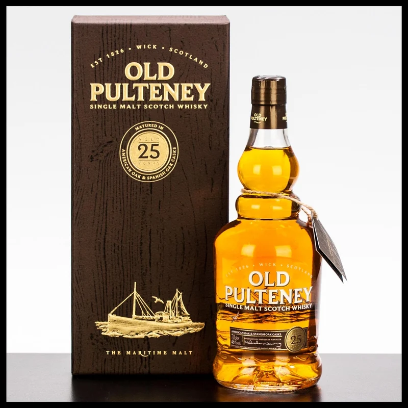 Old Pulteney 25 YO Single Malt Whisky 0,7L - 46% Vol.