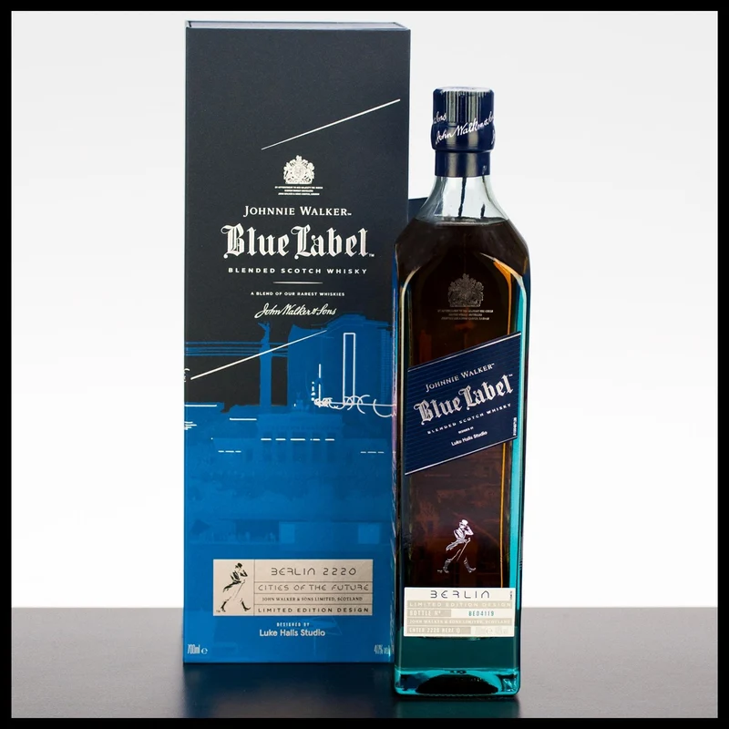 Johnnie Walker Blue Label Cities of the Future “Berlin 2220” Edition Whisky 0,7L - 40% Vol.