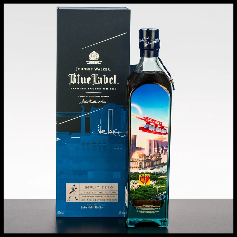Johnnie Walker Blue Label Cities of the Future “Berlin 2220” Edition Whisky 0,7L - 40% Vol.