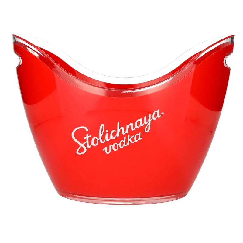 Stolichnaya Flaschenkühler rot
